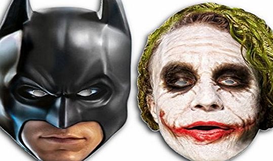 MASK-ARADE Joker and Batman - The Dark Knight Character Face Mask set