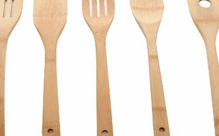 Mason Cash Elite 5-Piece Bamboo Cooking Utensil Set