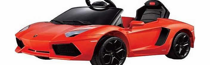 Mass GlobalTM Lamborghini Aventador Ride On Car - Orange