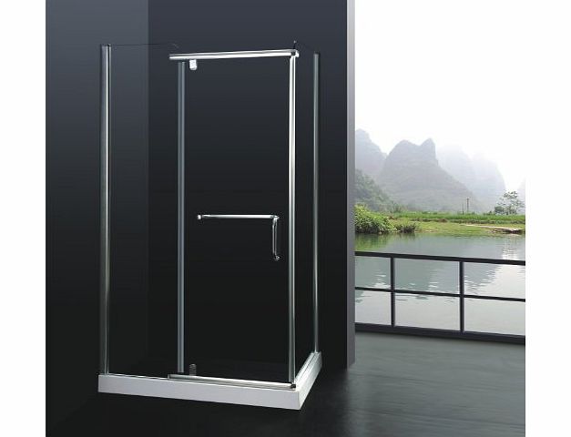 massG 8mm Glass Shower Cubicle with Towel Rail and Stone Tray