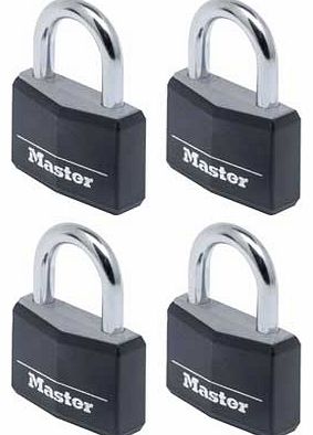 Master Lock 4 40mm Aluminium Padlocks