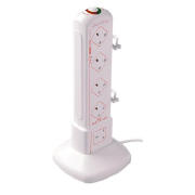 Masterplug 10 Way Surge Protected Tower Unit