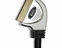 Masterplug Ross HPSC3-RS 3m High Speed Multi-Screened Performance Scart Cable with Gold Plated Connectors