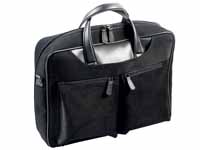 masters 2397 black brushed ladies laptop bag