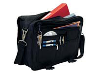 3192 black microfibre expandable laptop