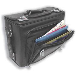 masters Computer or Pilots Trolley Case with