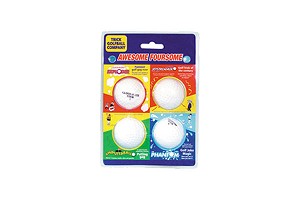 Masters Golf Masters Awesome Foursome Trick Golf Balls (4 Pack)