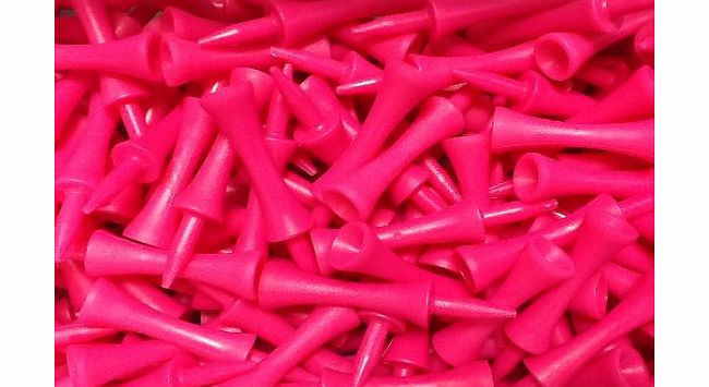 Masters Great Value - 100 x Very PINK Castle Golf Tees