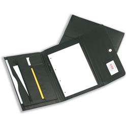 masters Koskin Tri-Fold Document Case Holds Pen