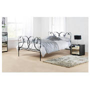 Mataro King Bed Frame, Black Textured Finish