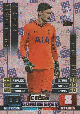 Match Attax 2014/2015 Hugo Lloris Hundred 100 Club 14/15