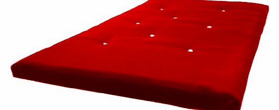 Matching Bedrooms 2 Seater Replacement Double Futon Mattress In Red