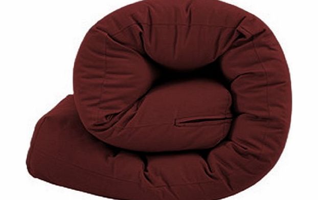 Single 1 Seater Futon Mattress, Multi Layer Tufted Futon Mattress. 100% Cotton Twill Cover, Black