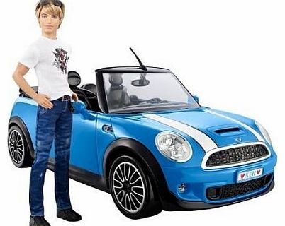 Ken Mini Cooper Vehicle with Doll