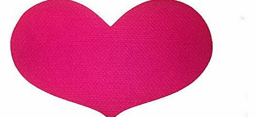  Pink Cerise Heat Mat Heart Shaped for hair appliances