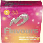Mates Flavours Condoms 3 pack