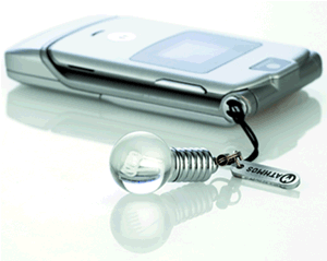 mathmos Bulb Phone Charms