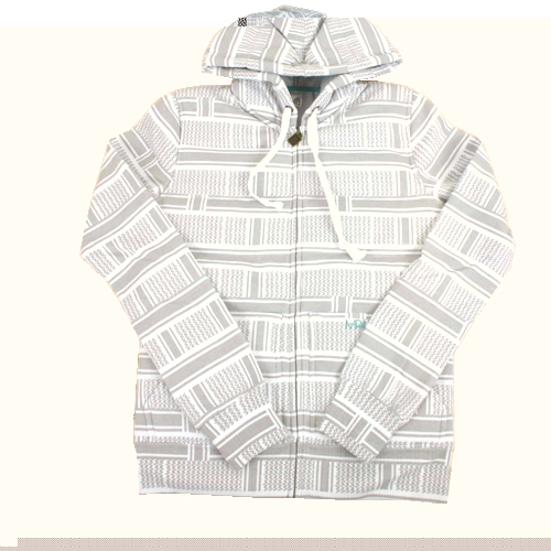 Ladies Matix Asher Ali Zip Hoody White