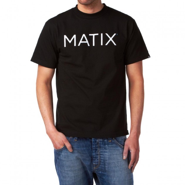 Matix Mens Matix Monoset T-Shirt - Black