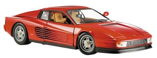 Mattel 1/18 Scale Ready Made Die Cast - Ferrari Testarossa 1984 Red