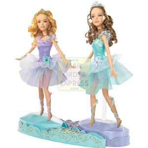 Mattel 12 Dancing Princesses Barbie Twin Sisters
