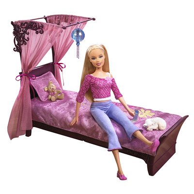 Doll Beds on Mattel Barbie Bed And Doll Playset Barbie   Review  Compare Prices