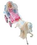 Barbie Cinderella Horse and Carriage (Doll not included)