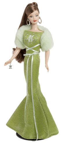 Mattel Barbie Doll - Gemini Zodiac Collector Dolls Pink Label (May 21 - June 21)
