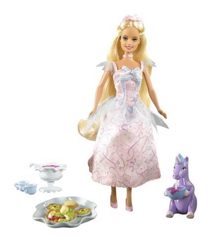 Barbie Doll Princess Odette Lila Mini Kingdom Birthday Set