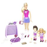 Barbie I Can Be Football Coach Playset - New for 2009