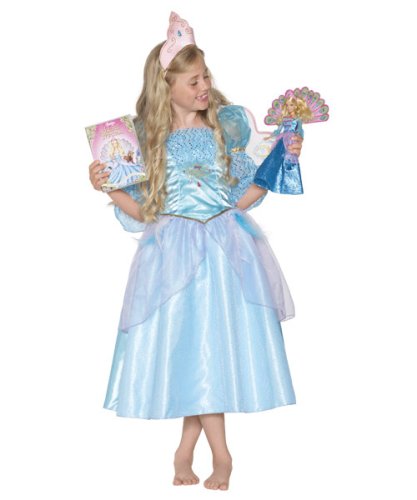 MATTEL BARBIE ISLAND PRINCESS DELUXE DRESS UP COSTUME WITH ACCESSORIES