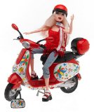 Mattel Barbie My Scene - Delancy Doll and Miami Vespa