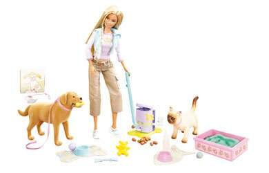 Mattel Barbie With Tanner And Mika