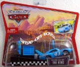 Mattel Cars Pit Row Race Off The King