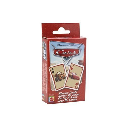 Mattel Cars Playing Cards