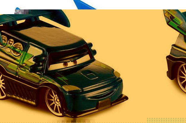 Mattel Disney Pixar Cars 2 DJ With Flames (Tuners, #3 of 10)