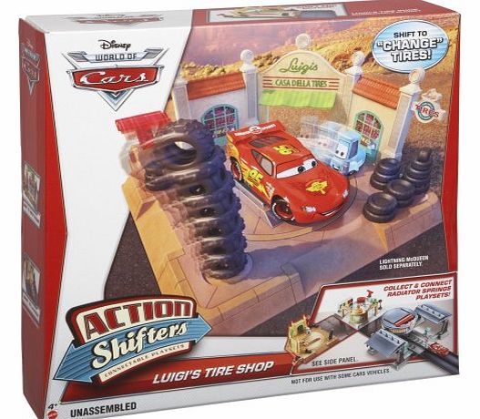 Mattel Disneys Cars Action Shifters - Luigis Tire Shop