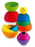 Mattel Fisher Price Brilliant Basics Stack and Roll Cups