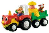 Mattel Fisher Price Little People Tow n Pull Tractor