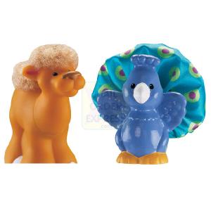 Mattel Fisher Price Noahs Ark Camel and Peacock