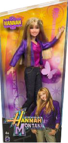 Mattel Hannah Montana Doll Purple Top