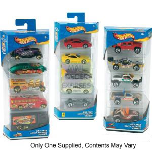 Mattel Hot Wheels 5 Car Giftpack