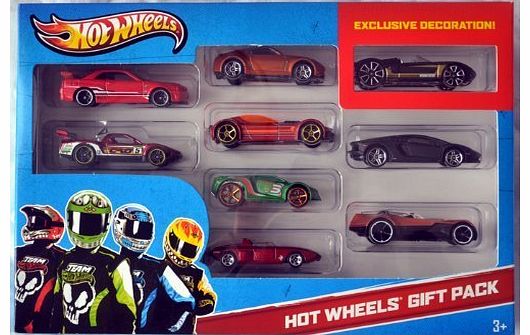 HOT WHEELS GIFT PACK INCLUDING EXCLUSIVE DECORATED CAR