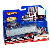 Hot Wheels Truckin Transporter With Car Silver New