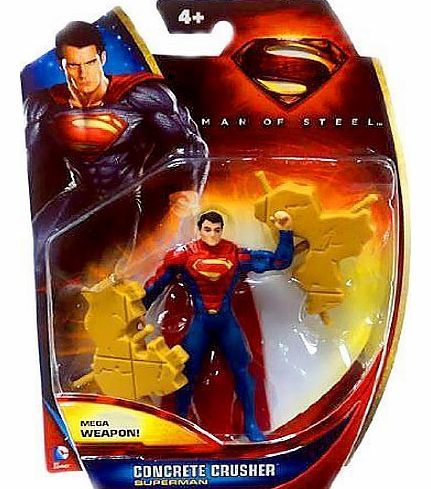Man of Steel Movie Basic Action Figure Concrete Crusher Superman
