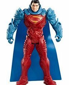 MAN OF STEEL SUPERMAN ACTION FIGURE IN RED ARMOR