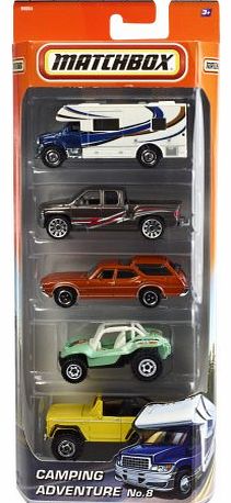 Matchbox 5-Pack Car Set (Colors/Styles Vary)