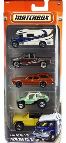 Matchbox 5-Pack Car Set (Colors/Styles Vary)