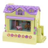 Mattel Pixel Chix H8330 Cottage House - Yellow and Purple