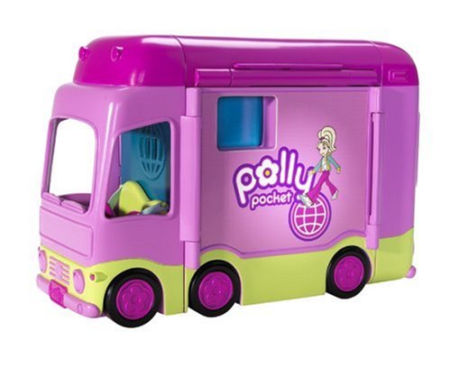 Mattel Polly Pocket Polly-Tastic 3 Decker Bus